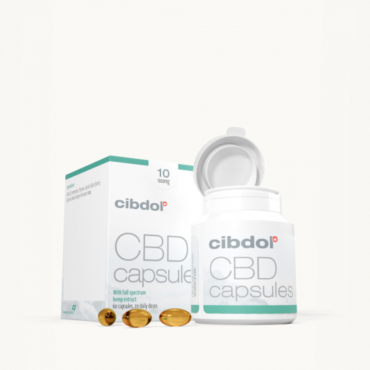 Pehmeät CBD-kapselit 10 % (1000 mg)