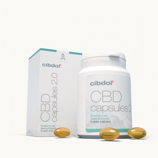 Pehmeät CBD-kapselit 5% (500mg)