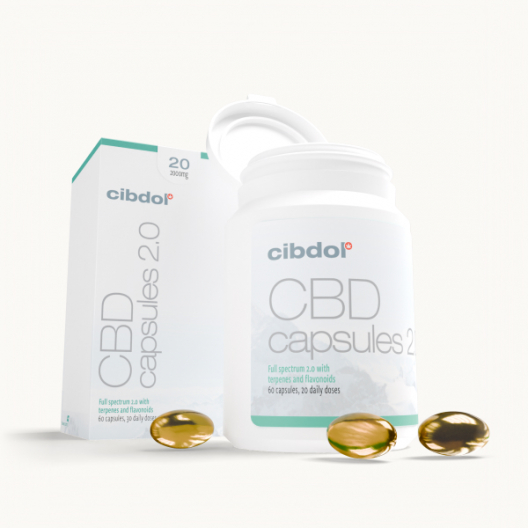 Pehmeät CBD-kapselit 20 % (2000mg)